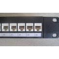 Network 3m unshield Snap-in tipo 48 puertos UTP CAT6 Empty Patch Panel montaje en rack